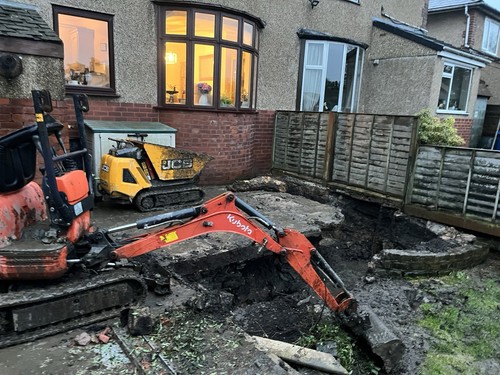 Mini digger hire driver - hire,