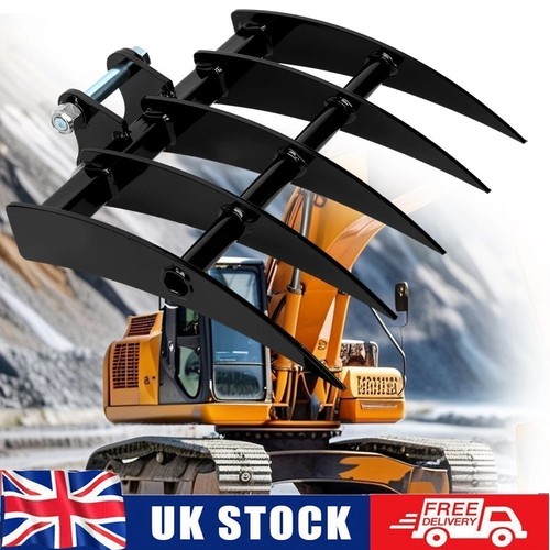 Mini digger rake 490mm - mini,