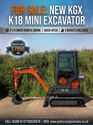 New 2026 kgx k18 mini - new, digger