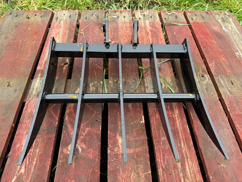 Mini digger rake 485mm - digger, 25mm