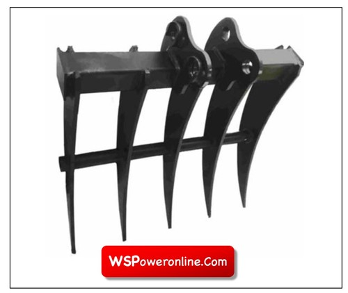 Mini digger rake 450mm - 450mm, /