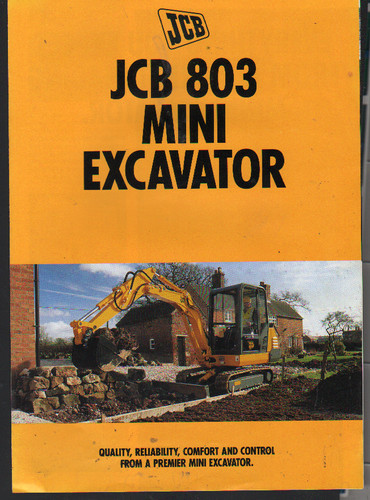 Jcb 803 mini digger - jcb,