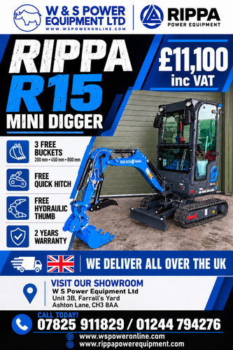 Mini digger excavator - mini,
