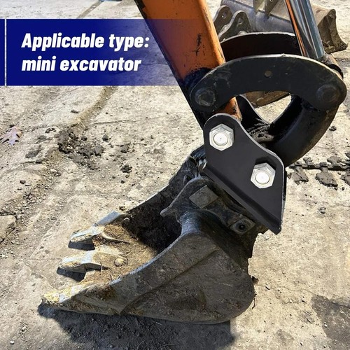 Black mini digger quick hitch - digger,