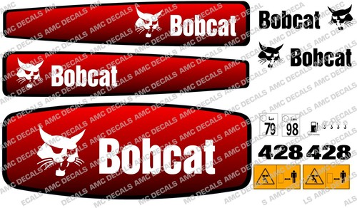 Bobcat 428 mini - bobcat, decal